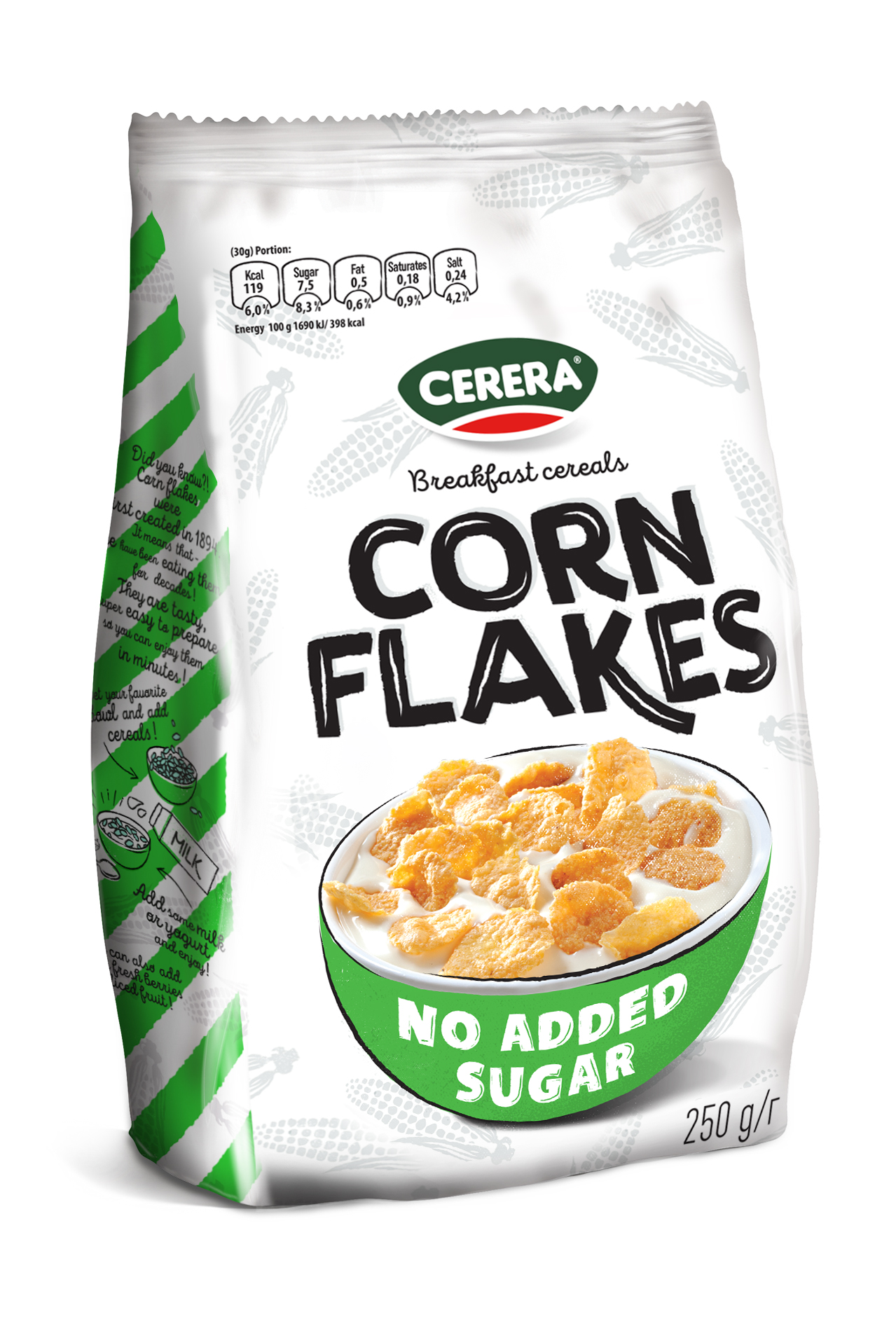 no added sugar corn flakes